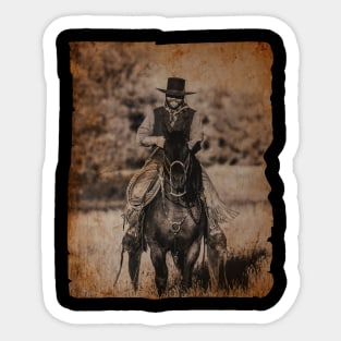 toby keith cowboy vintage pictures Sticker